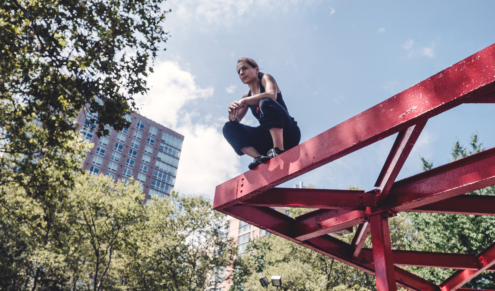 Grace Parkour Photoshoot - credit: Steve Zavitz